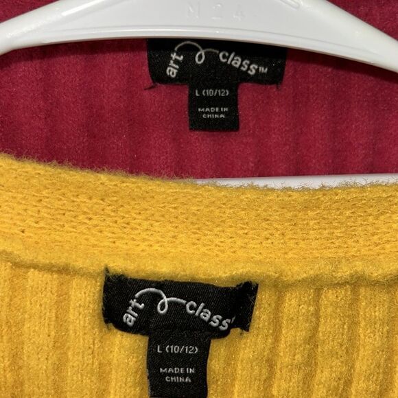 Art Class Girls Yellow & Pink 2pc Vest(Size L 10-12) - Picture 6 of 7